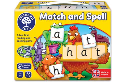 Настольные английские игры детей Match and Spell